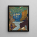 La Coupe bleue - Édouard Vuillard — kehystetty taideteos seinällä