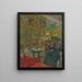 La visiteuse - Édouard Vuillard — kehystetty taideteos seinällä