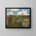 Paysage de l'Île-de-France - Édouard Vuillard — kehystetty taideteos seinällä