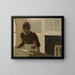 La blanchisseuse - Édouard Vuillard — kehystetty taideteos seinällä