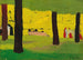Le Banc rose - Édouard Vuillard — näkymä teoksesta