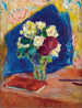 Le Bouquet et le Livre - Édouard Vuillard — näkymä teoksesta