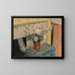 Le Bouquet sur le pôle mirus - Édouard Vuillard — kehystetty taideteos seinällä