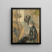 Le Shako à l’aigrette (Lili Lamy) – Édouard Vuillard — kehystetty taideteos seinällä