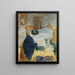 Lucy Hessel lukevana - Édouard Vuillard — kehystetty taideteos seinällä