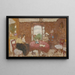 Lucy Hesselin maalaus Cricquebœufissä vierailemassa - Édouard Vuillard — kehystetty taideteos seinällä