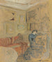 Madame Hessel pienessä salongissaan - Édouard Vuillard — näkymä teoksesta
