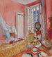 Madame Hessel dans la chambre rose aux Clayes - Édouard Vuillard — näkymä teoksesta