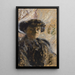 Madame Hessel en robe noire - Édouard Vuillard — kehystetty taideteos seinällä