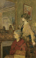 Madame Vuillard et Annette rue de Calais - Édouard Vuillard — näkymä teoksesta