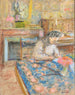 Madame Vuillard kirjoittamassa Vaucresson - Édouard Vuillard — näkymä teoksesta