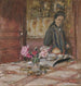 Madame Vuillard huivissa Closerie des Gentsissä - Édouard Vuillard — näkymä teoksesta