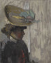 Malli suurella hatulla - Édouard Vuillard — näkymä teoksesta
