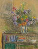 Luonnonkuvaus kukkavaseineen - Édouard Vuillard — näkymä teoksesta