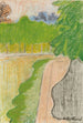 Paysage de rue avec arbres - Édouard Vuillard — näkymä teoksesta