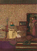 Personnages dans un intérieur L'intimité - Édouard Vuillard — kehystetty taideteos seinällä