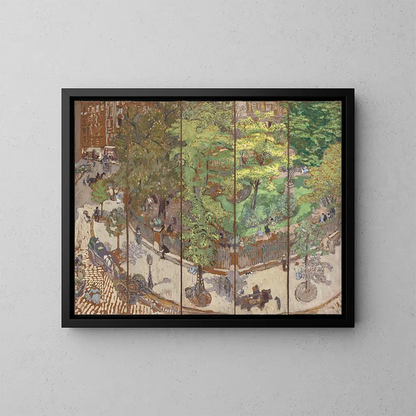 Place Vintimille - Édouard Vuillard — kehystetty taideteos seinällä