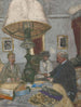 Sous La Grande Lampe Saint-Jacut - Édouard Vuillard — näkymä teoksesta