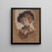 Suzanne Tristan Bernard - Édouard Vuillard maalaus — kehystetty taideteos seinällä