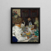 Aamiainen - Édouard Vuillard — kehystetty taideteos seinällä