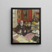Théodore Duret - Édouard Vuillard — kehystetty taideteos seinällä