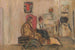 Yvonne Printempsin maalaus hänen huoneessaan - Édouard Vuillard — näkymä teoksesta