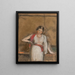 Édouard Vuillard - Madame Freyssinetin muotokuvan luonnos — kehystetty taideteos seinällä