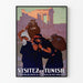 Vintage Juliste Dougga Vieraile Tunisiassa - Seinän koristelu