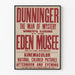 Vintage Juliste Dunninger Mysteeri Eden-museossa
