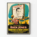 Vintage western juliste Durand of the Bad Lands by Buck Jones