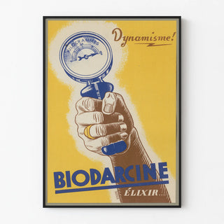 Vintagejuliste Dynaamisuus Biodarcine Eliksiiri - Retroseinäkkeiden sisustus