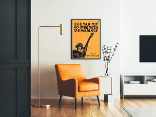 Vintage US Marines -kutsuntajuliste rekrytointiin