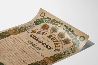 Vintage juliste Eau Royale de Cologne - historiallinen seinäkoriste
