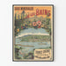 Vintage Juliste Eau Minérale Évian-les-Bains Source Cachat