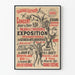 Vintage juliste Sähkönvalaisimesta 1886 - Kansainvälinen näyttely Teollisuuspalatsissa