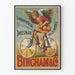 Vintage juliste seinäkoriste Bingham & Co. polkupyörät