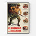Vintagemilitaarinen propagandajuliste „El Enemigo de la Humanidad”