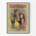 Vintagejuliste Eldorado Anna Held - Retroseinustarakenne