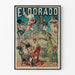 Vintage Eldorado -juliste 1883 - Retroseinän koriste