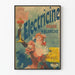 Vintage juliste Electricine punainen ja valkoinen retroseinän koriste