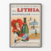 Vintage juliste Eau Lithia Wattwiller - Retro seinäkoriste