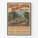 Vintage juliste Emulsion Emido-Saurica parantaa tuberkuloosia