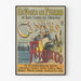 Vintagejuliste Les Contes de Figaro - retroseinäsuunnittelu