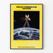 Vintage satelliittijuliste - Englanti viestii tulevaisuudesta