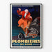 Vintage juliste Plombières-les-Bains - Hoito ripulin ja reuman vastaan