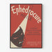 Vintage juliste Ephedrocure Hengitysteiden öljy