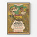 Vintage juliste Ernst von Wolzogenin värikäs teatteri 1902