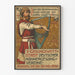 Saksalainen mieslaulajien kilpailun vintagejuliste Kassel 1899