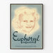 Vintage Euphoryl Infantile -juliste seinäkoristeluun