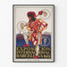 Vintagejuliste Barcelonan kansainvälisestä näyttelystä 1929